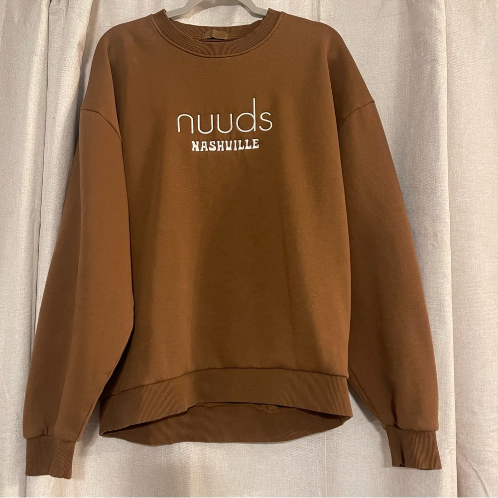 NUUDS Nashville Embroidered Popup Original Crewneck Sweatshirt